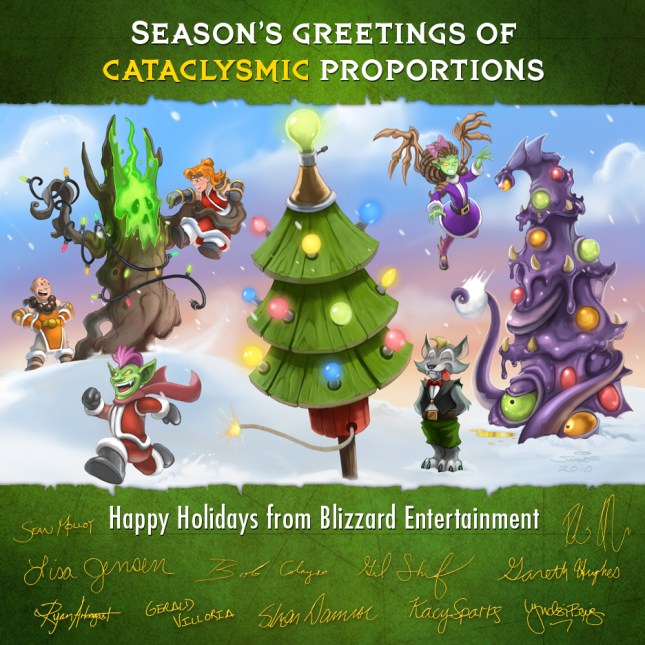 Happy Holidays from Blizzard