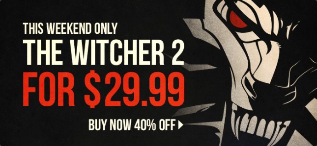 the witcher 2 promo @GOG