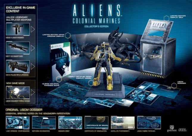 Aliens Colonial Marines Collector’s Edition leaked