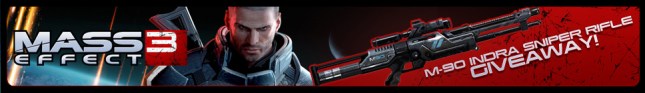 Mass Effect 3: M-90 Indra Sniper Rifle Giveaway
