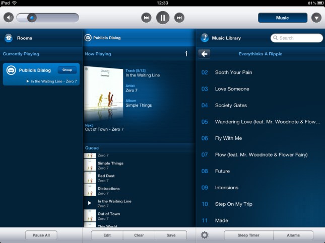SONOS iPad