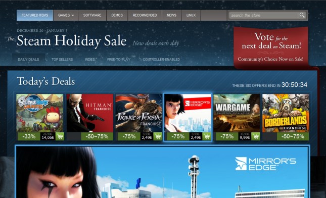 The Steam Holiday Sale 2012