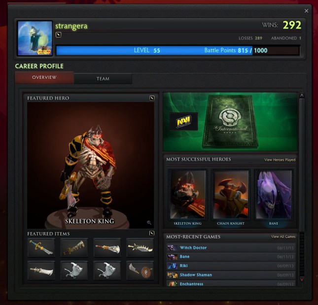 Dota 2 Favorite team