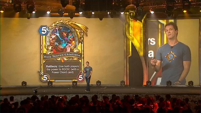 Elite Tauren Chieftain card at Hearthstone