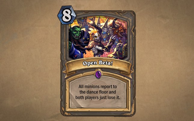 Hearthstone - Open Beta card