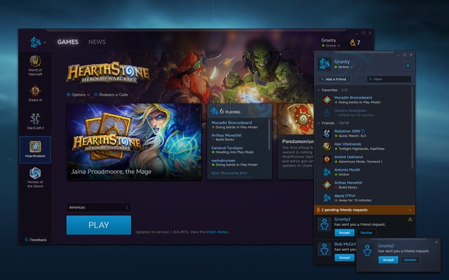 Chat with Friends in the Battle.net Desktop App
