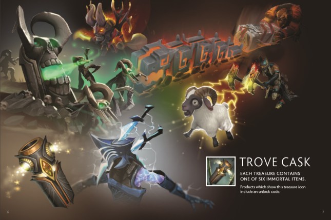Trove Cask Dota 2