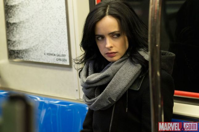 Krysten Ritter plays the titular Jessica Jones