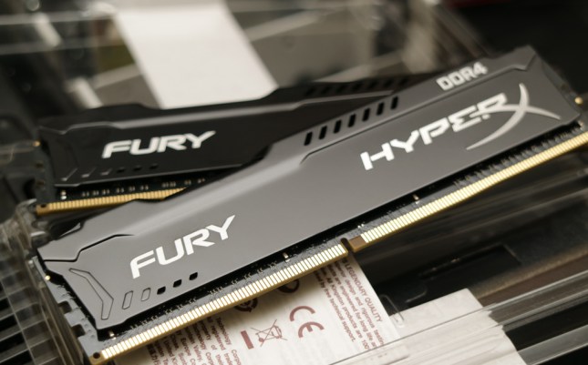 16GB Kingston HyperX Fury DDR4 2666Mhz