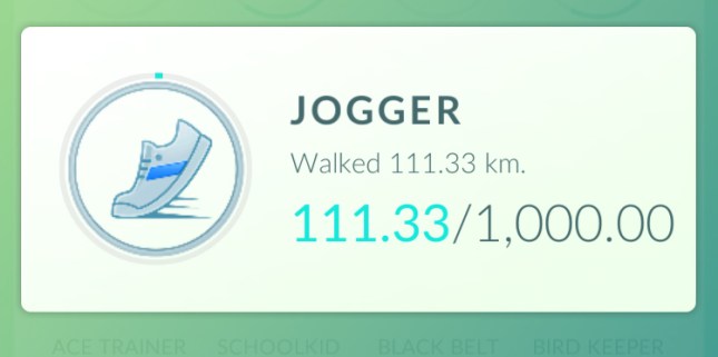 Pokémon GO - 3 weeks Jogger